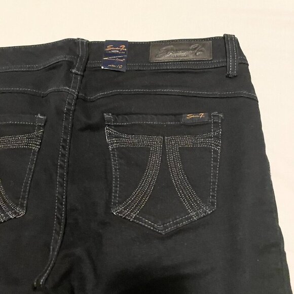 Seven 7 Slim Boot Jeans Womens Size 10 - Picture 13 of 16